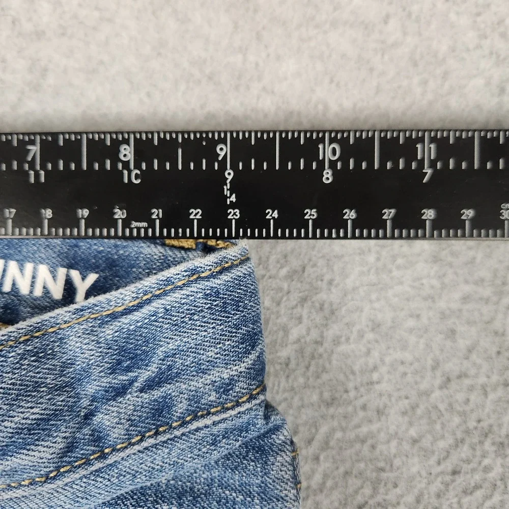 The Children's Place Jeans Kids 6 Blue Denim Medium Wash Slim Fit Skinny Grunge